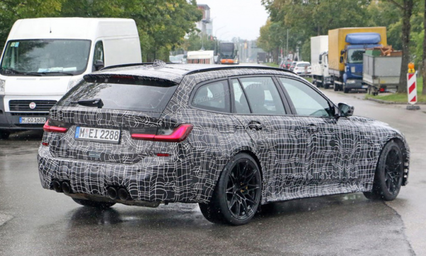 autos, bmw, cars, new models, bavarian, bmw m3, bmw m3 touring, clownshoe, m coupe, wagon, teased bmw m3 touring wagon appears in video before its alleged q3 debut