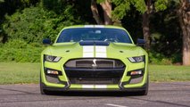autos, cars, shelby, shelby gt500 shows challenger t/a 392 who's boss at the drag strip