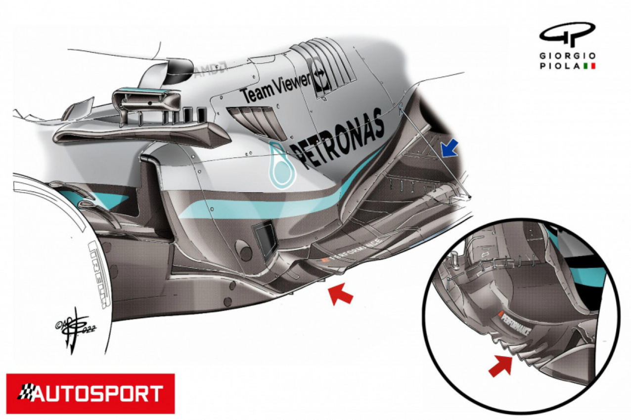 autos, cars, mercedes-benz, mercedes, the photo that offers clues about mercedes’ f1 troubles