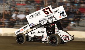 all sprints & midgets, autos, cars, traveling larson conquers thunderbowl