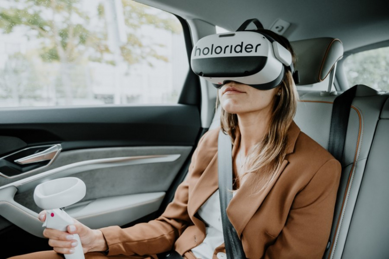 audi, autos, cars, holoride, in-car entertainment, virtual reality, audi will offer virtual reality entertainment into the car from mid-2022
