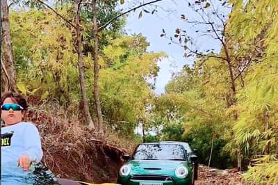 article, autos, cars, hypercar, supercar, watch a bunch of multi-crore supercars taking on a forest trail
