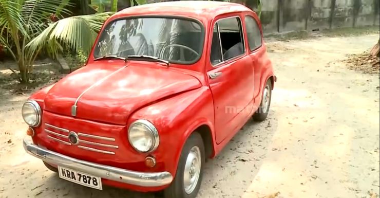 autos, cars, fiat, 60 year old fiat 600 owned by kerala man looks cool