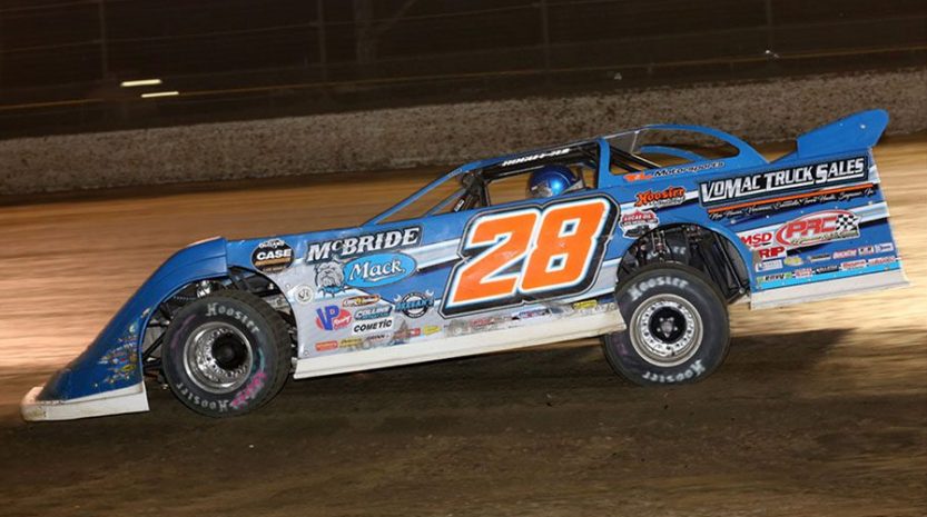 all dirt late models, autos, cars, vnex, erb confident in early push for world of outlaws title