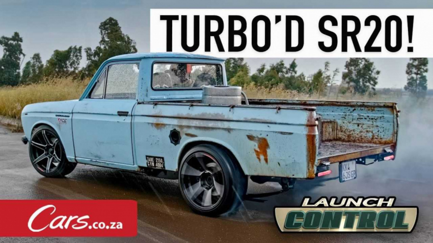 autos, cars, datsun, hp, rusty datsun truck is a turbocharged sleeper with 241 hp at the wheels