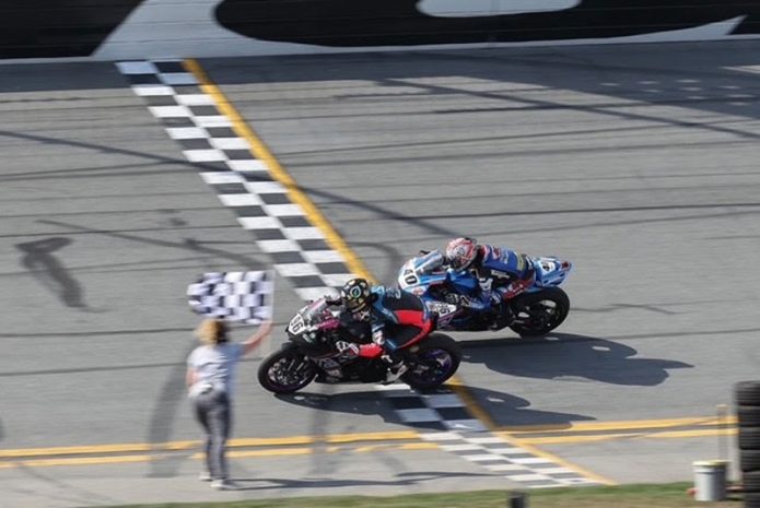 all motorcycles, autos, cars, defending champion brandon paasch leads field to daytona 200