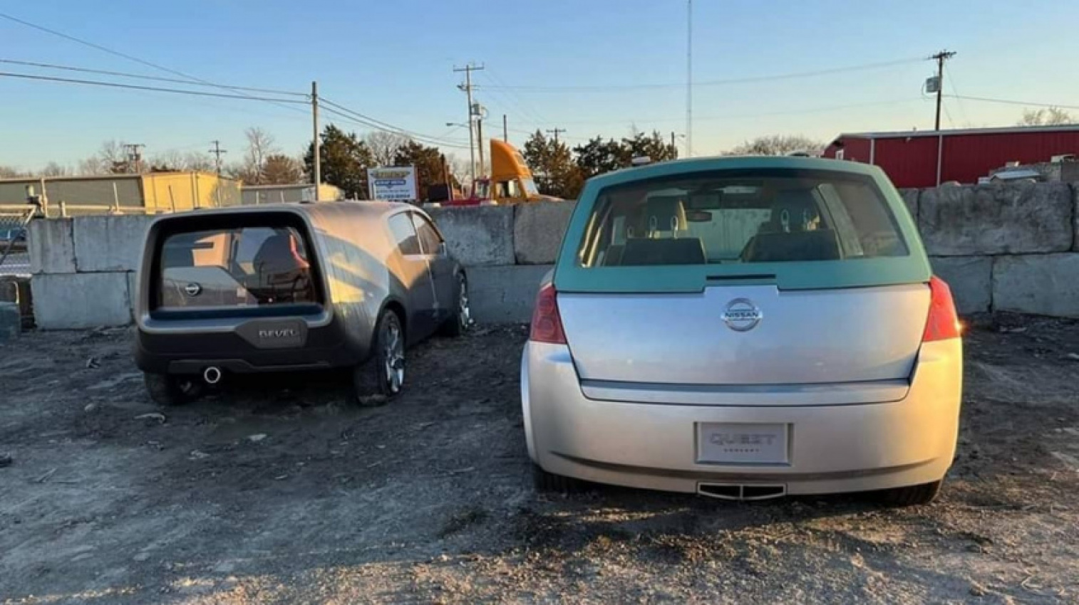 autos, cars, nissan, nissan cars of tomorrow crushed today in tennessee wrecking yard