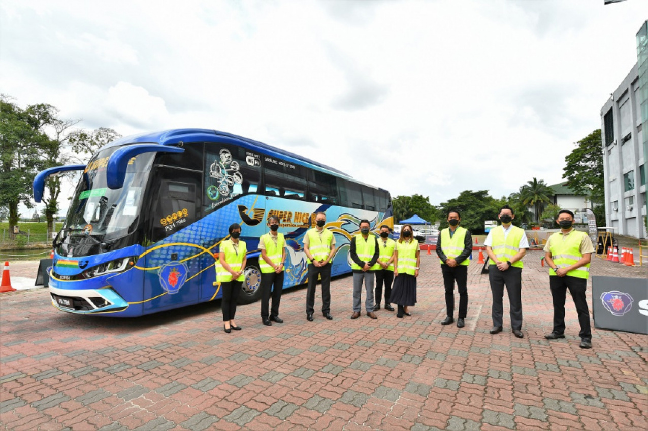 autos, cars, commercial vehicles, adas, coach, scania, scania credit (m) sdn bhd, scania southeast asia, supernice express, unimax group, unimax group of companies, supernice express orders first scania coach with comprehensive adas safety