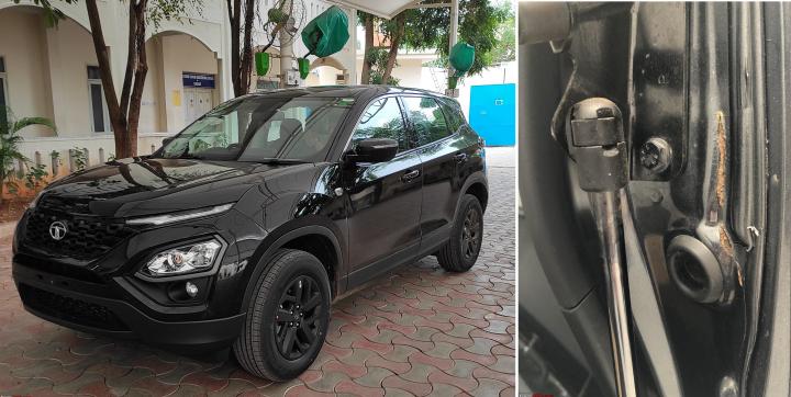autos, cars, indian, member content, tata harrier, tata harrier rusting issue: problem resolved by the service centre