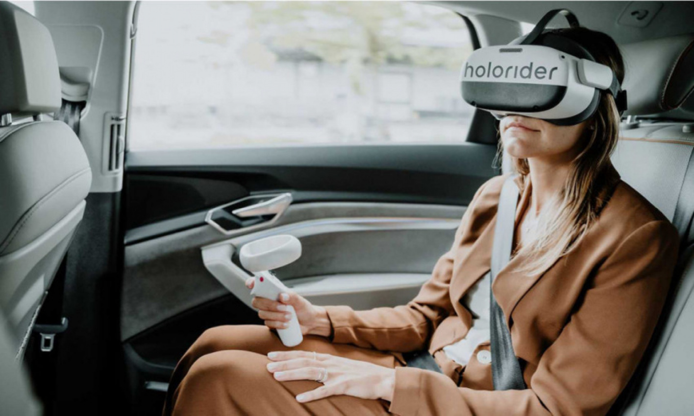 audi, autos, cars, industry news, e-tron, extended reality, holoride, industry news, virtual reality, vr, xr, the future is upon us with audi’s holoride virtual reality