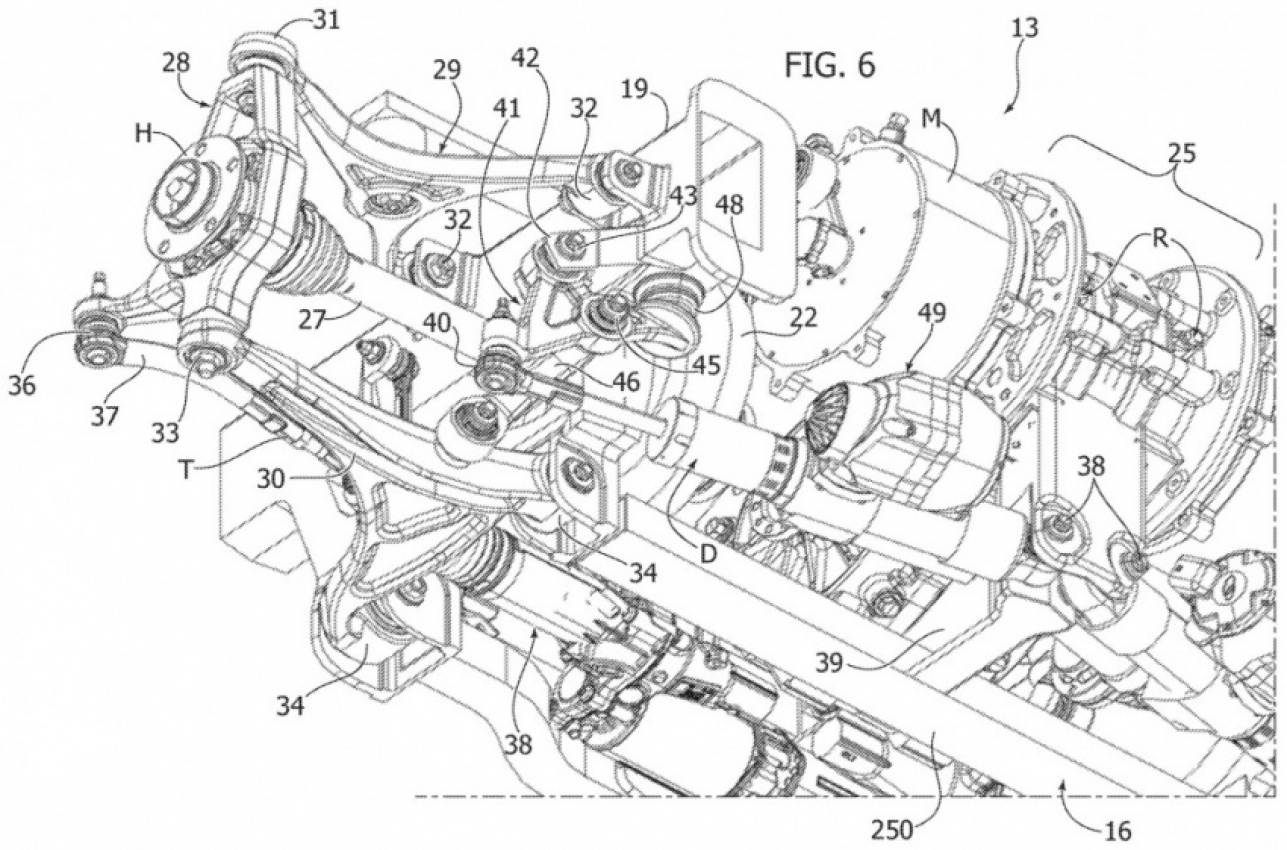 autos, cars, dodge, dodge news, electric cars, muscle cars, patent, stellantis, electric dodge muscle car might have f1-like suspension according to patent