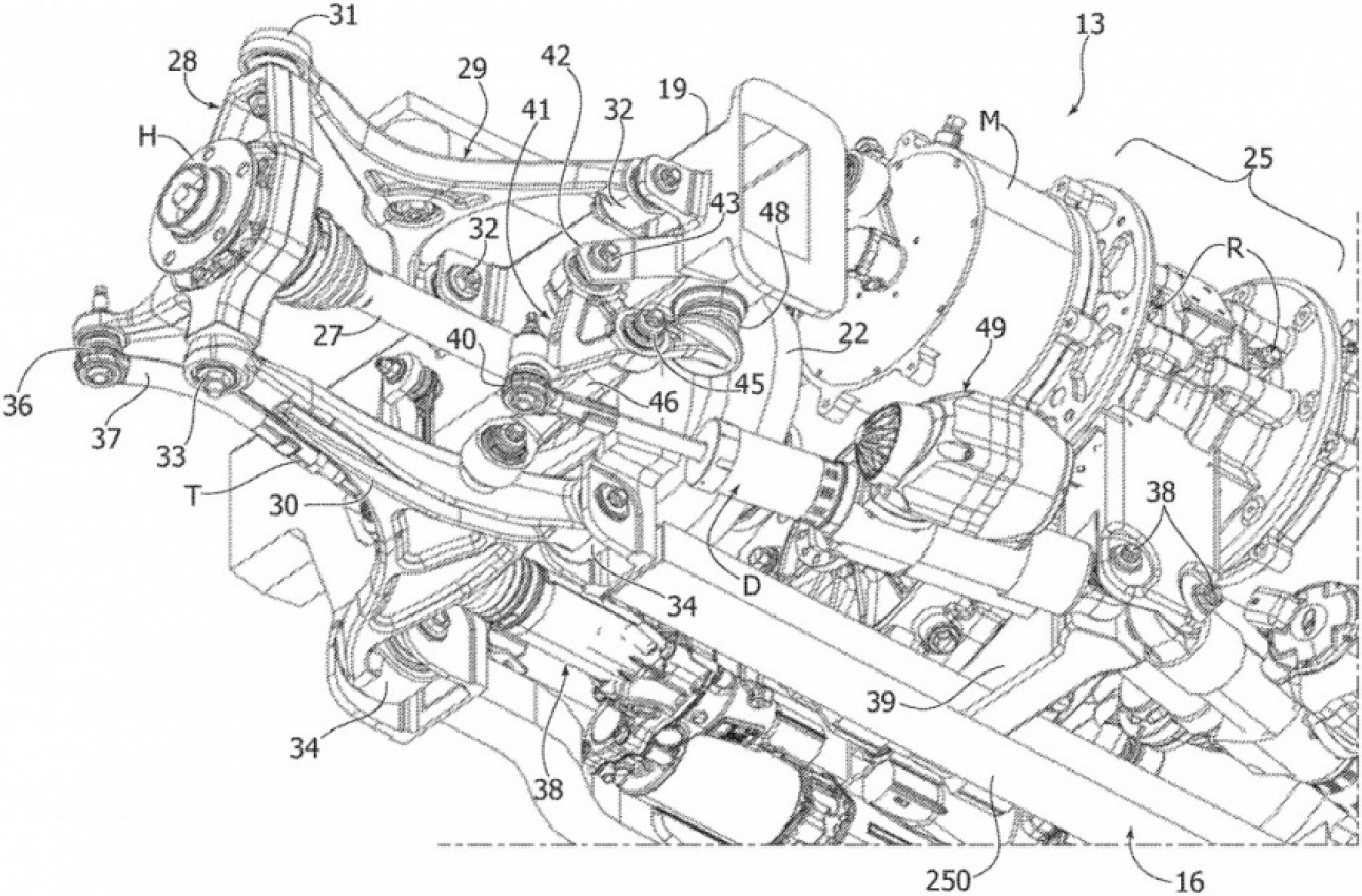 autos, cars, dodge, dodge news, electric cars, muscle cars, patent, stellantis, electric dodge muscle car might have f1-like suspension according to patent