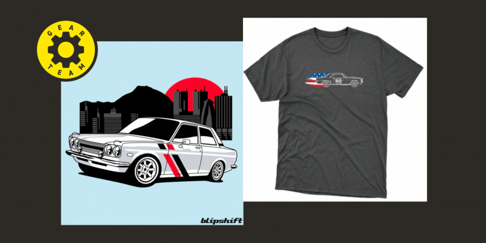 autos, cars, gear, automotive shirt, blipshift, car logo tshirts, car shirt, cool car shirts, cool shirts, custom shirt, graphic tees, shirt design, spring forward with sweet new shirts that show your automotive passion