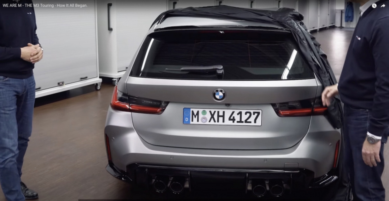 autos, bmw, cars, news, bmw concepts, bmw m, bmw m3, bmw m4, bmw videos, bmw lifts covers on 2023 m3 touring, looks back at e46 m3 wagon concept
