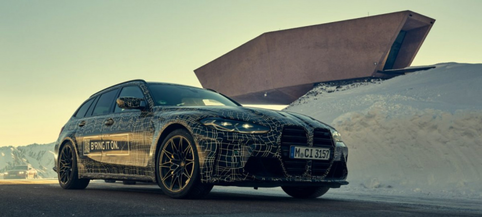 autos, bmw, cars, bmw m3, station wagon, bmw provides first peek of un-camouflaged m3 touring