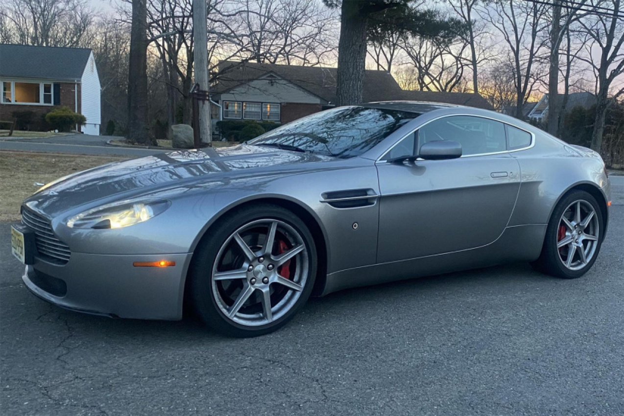 aston martin, autos, cars, honda, auction, sports cars, this aston martin just sold for less than a used honda