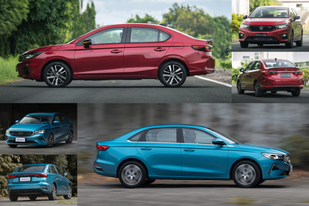 autos, cars, feature stories, features, geely, honda, mg, 2022 geely emgrand, 2022 honda city, android, geely emgrand, honda city, subcompact sedan, android, spec check: 2022 geely emgrand vs honda city