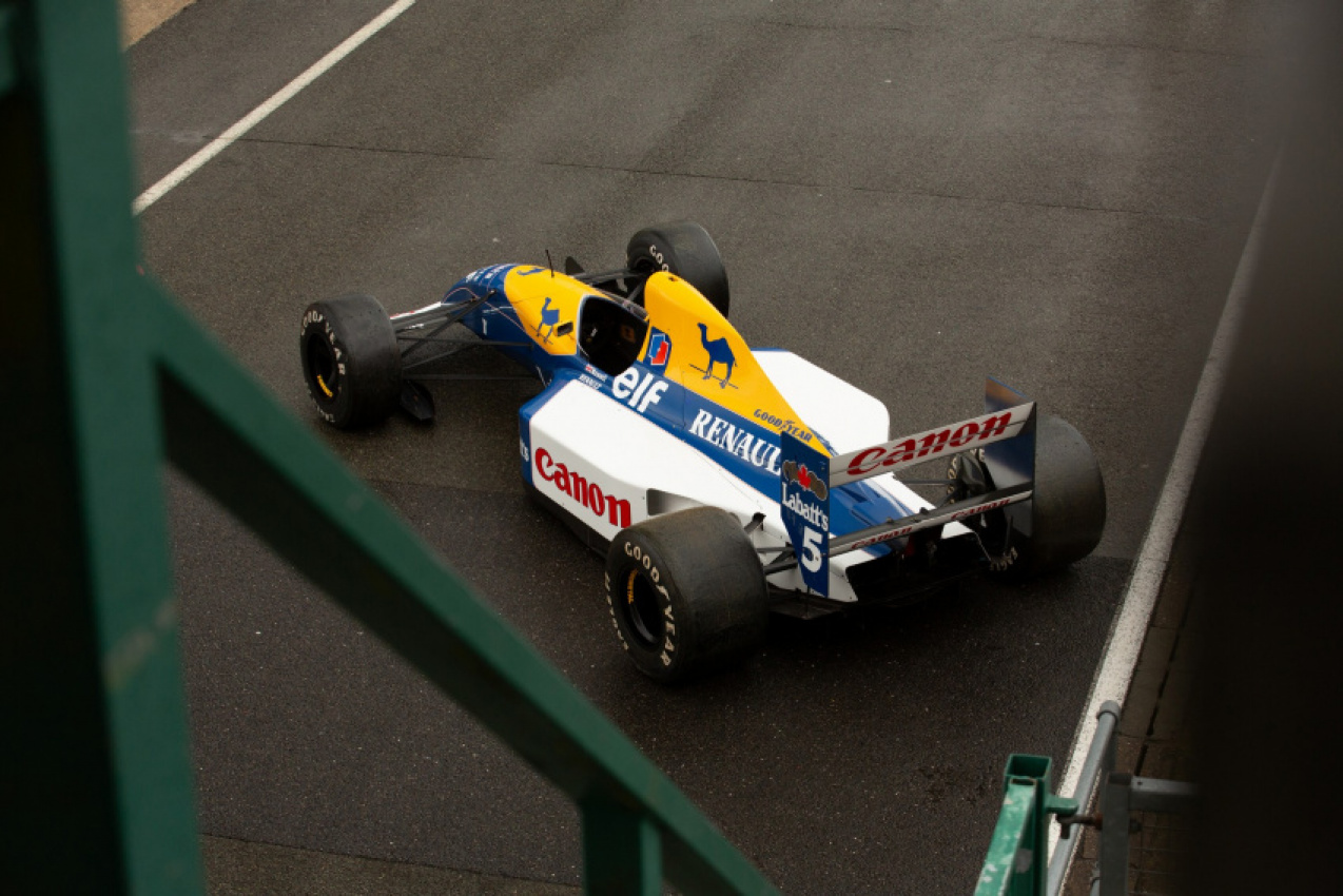 autos, cars, news, auction, motorsports, racing, used cars, williams, nigel mansell’s famous williams fw14 that gave ayrton senna a ride is heading to auction in may