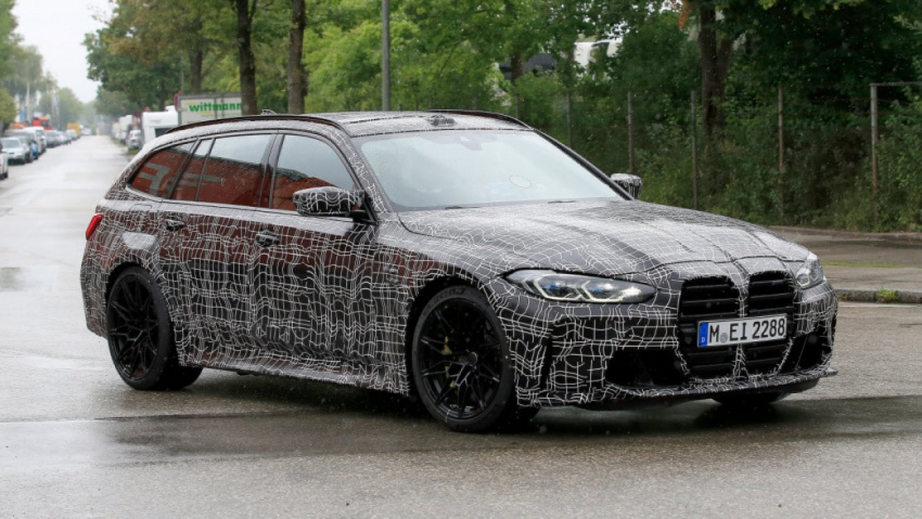 autos, bmw, cars, bmw m3, performance cars, new bmw m3 touring shows us its rear end ahead of 2022 launch