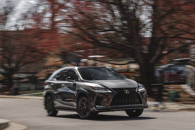 android, autos, cars, lexus, reviews, lexus rx350, android, tested: 2022 lexus rx350 f sport awd needs a glow up