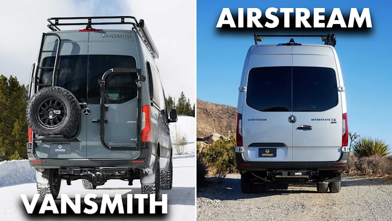 autos, cars, airstream, commerce, mercedes sprinter, mercedes-benz, minivan/van, omaze, rvs/campers, vansmith sprinter vs airstream interstate 24x: which camper van would you choose?
