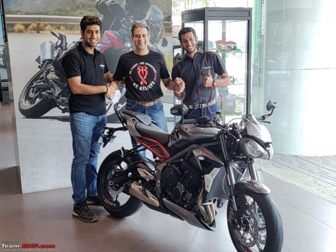 autos, cars, triumph, indian, member content, triumph street, triumph street triple, vnex, 2022 triumph street triple: delivery experience & accessories fitted