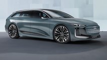 audi, autos, cars, hp, audi a6, audi a6 avant e-tron concept debuts as 469-hp electric station wagon