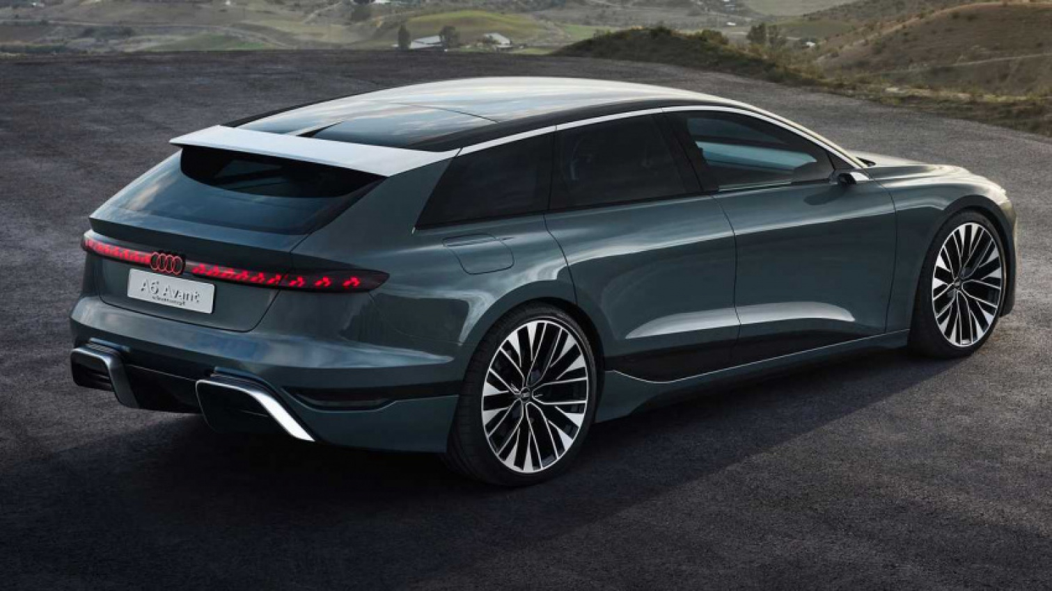 audi, autos, cars, hp, audi a6, audi a6 avant e-tron concept debuts as 469-hp electric station wagon