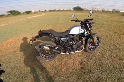 article, autos, cars, ram, royal enfield scram 411 mileage test: is it more efficient than the himalayan?