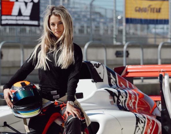 all indycar, autos, cars, female force brewer to race indy pro 2000
