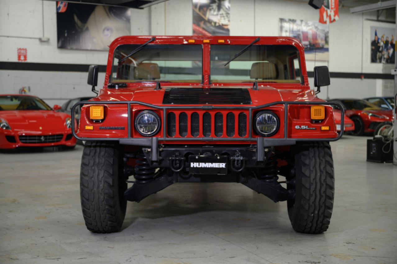 autos, cars, hummer, news, auction, hummer h1, trucks, used cars, 1995 hummer h1 truck will make you forget about the electric one
