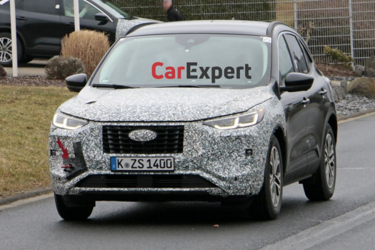 autos, cars, ford, ford escape, 2023 ford escape facelift spied