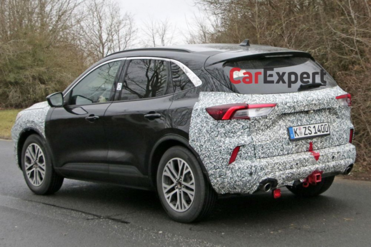 autos, cars, ford, ford escape, 2023 ford escape facelift spied