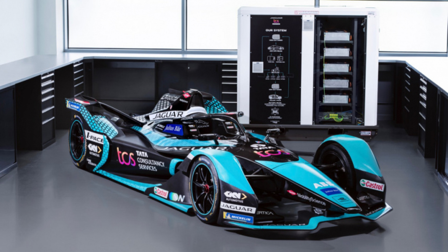 autos, cars, jaguar, batteries, electric cars, jaguar i-pace news, jaguar news, used jaguar i-pace batteries are supporting formula e racing