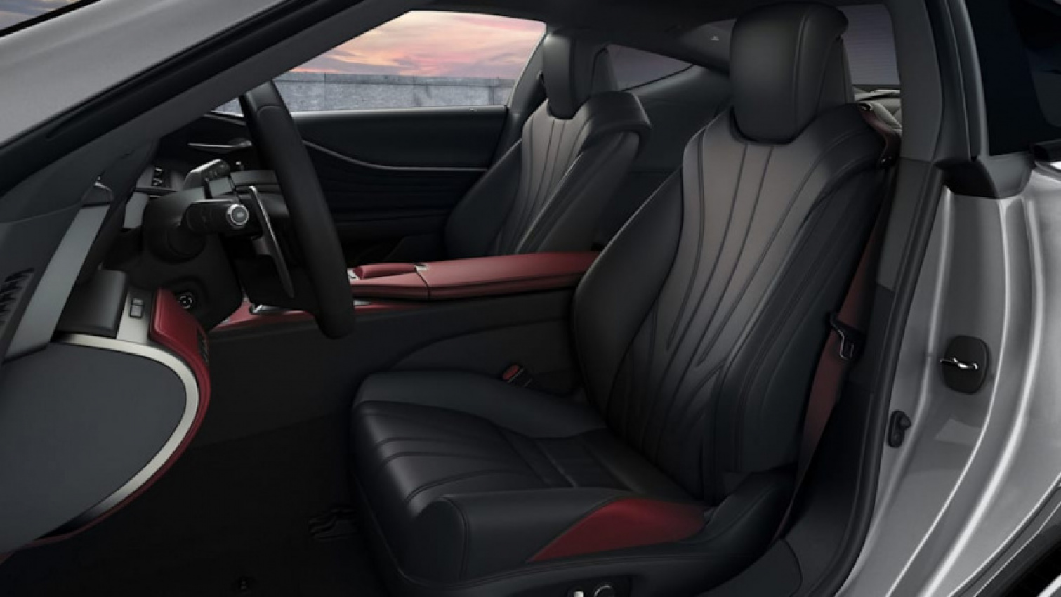 autos, cars, lexus, convertible, coupe, luxury, performance, 2022 lexus lc 500 inspiration series gets red accents, unique wheels