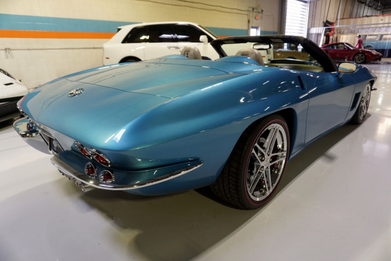 autos, cars, news, chevrolet, classics, corvette, tuning, used cars, help us decide if this blend of 2008 corvette with 1967 corvette styling is wired or tired