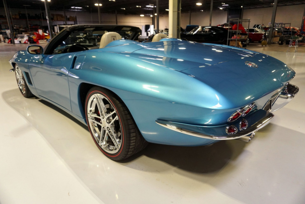 autos, cars, news, chevrolet, classics, corvette, tuning, used cars, help us decide if this blend of 2008 corvette with 1967 corvette styling is wired or tired
