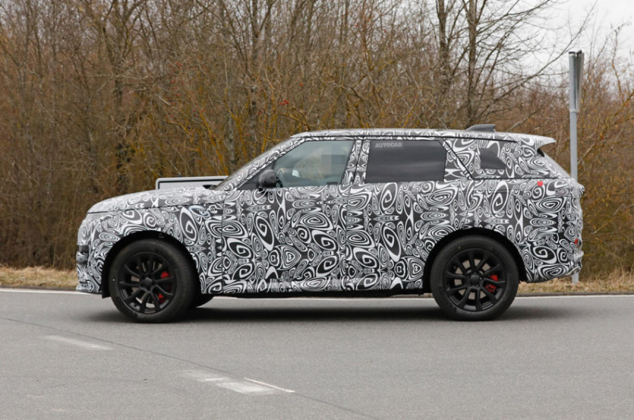 autos, cars, land rover, reviews, car news, land rover range rover, new cars, range rover, new 2022 range rover sport phev drops disguise in spy shots