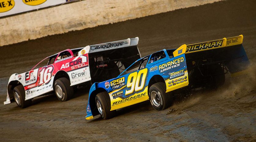 all dirt late models, autos, cars, comp cams super dirt series ‘dega debut washed away