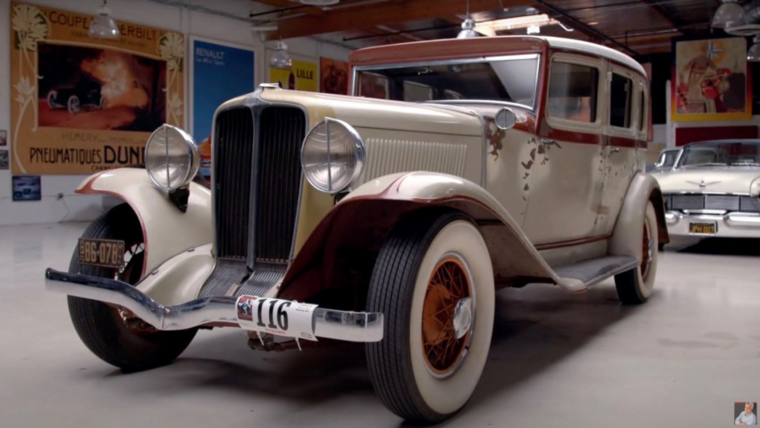 autos, cars, classic cars, evergreen, jay leno&039;s garage, videos, jay leno drives an unrestored 1931 auburn 8-98 a
