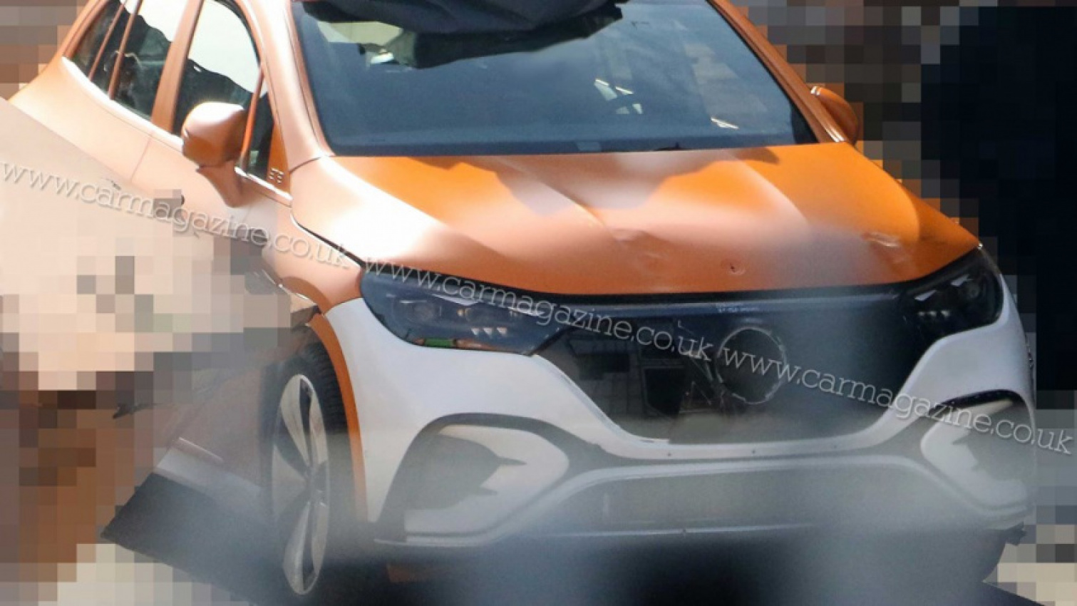 autos, cars, mercedes-benz, mercedes, mercedes eqe suv: electric crossover spied