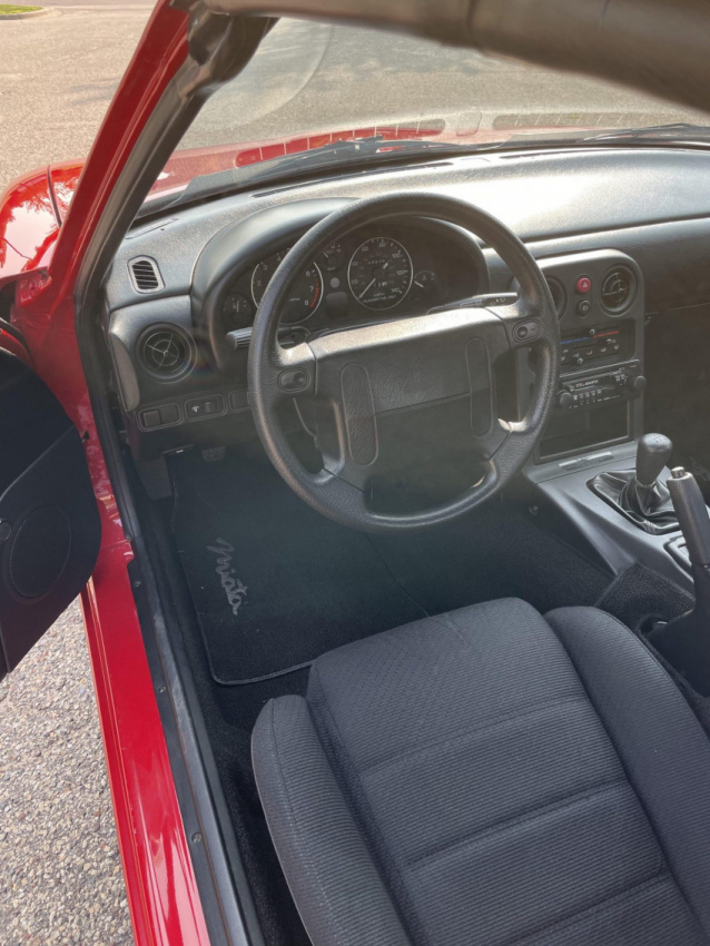 autos, cars, news, auction, classics, mazda, mazda mx-5, mazda videos, used cars, video, could you bring yourself to butcher this pristine 7k-mile miata?