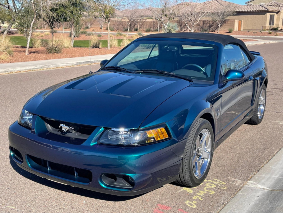 autos, cars, ford, news, auction, cobra, ford mustang, ford videos, reviews, used cars, video, this ford mustang terminator cobra is the last of its kind and available right now