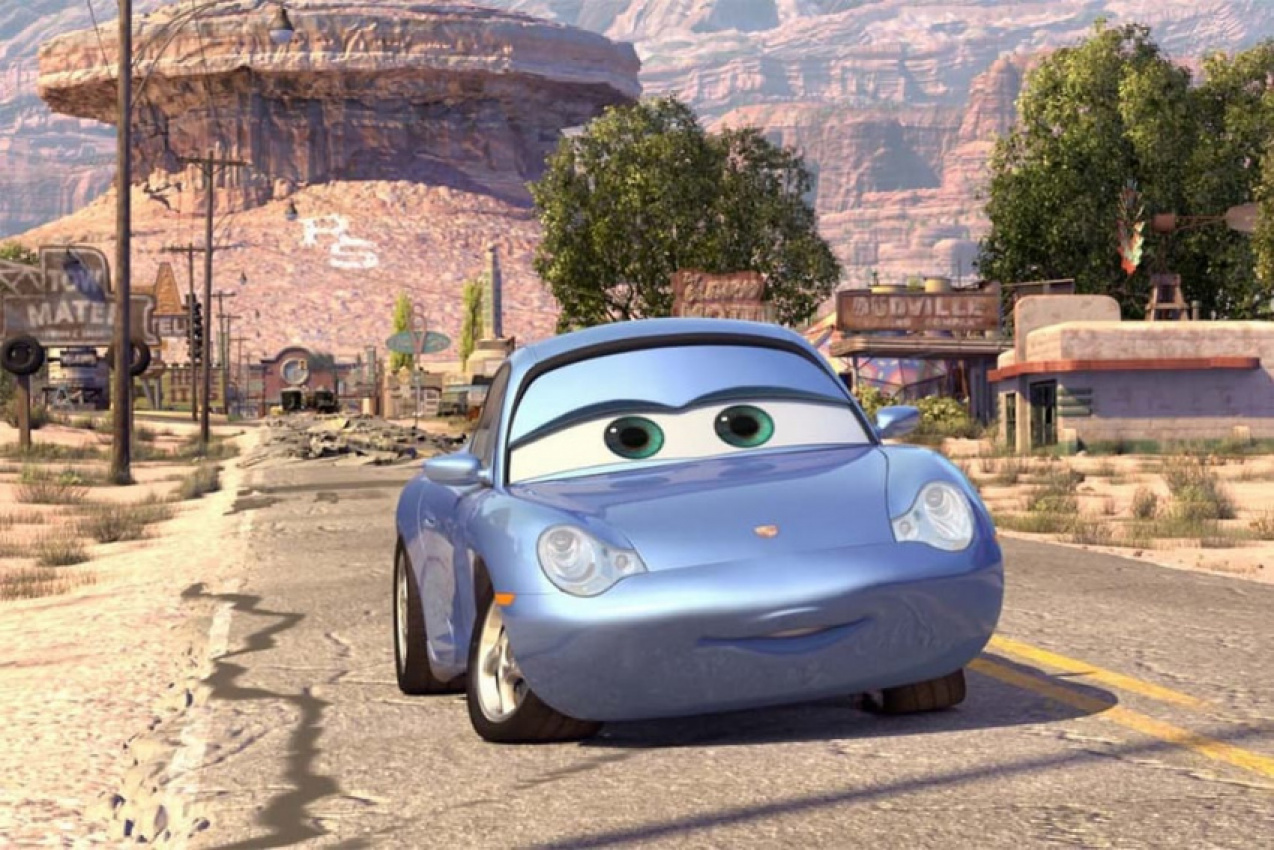 autos, cars, porsche, reviews, car news, carpool, tv and film, porsche and pixar bring sally carrera to life marking 20 years since the cars film