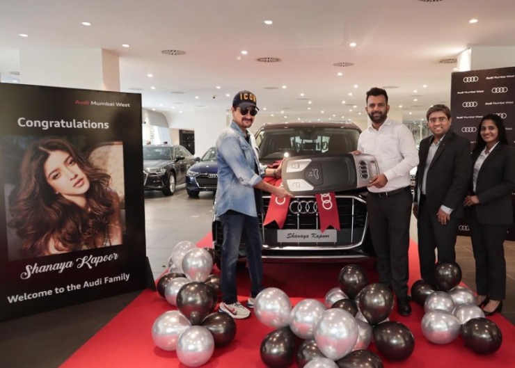 audi, autos, cars, audi q7, bollywood actor sanjay kapoor's daughter shanaya kapoor buys new audi q7