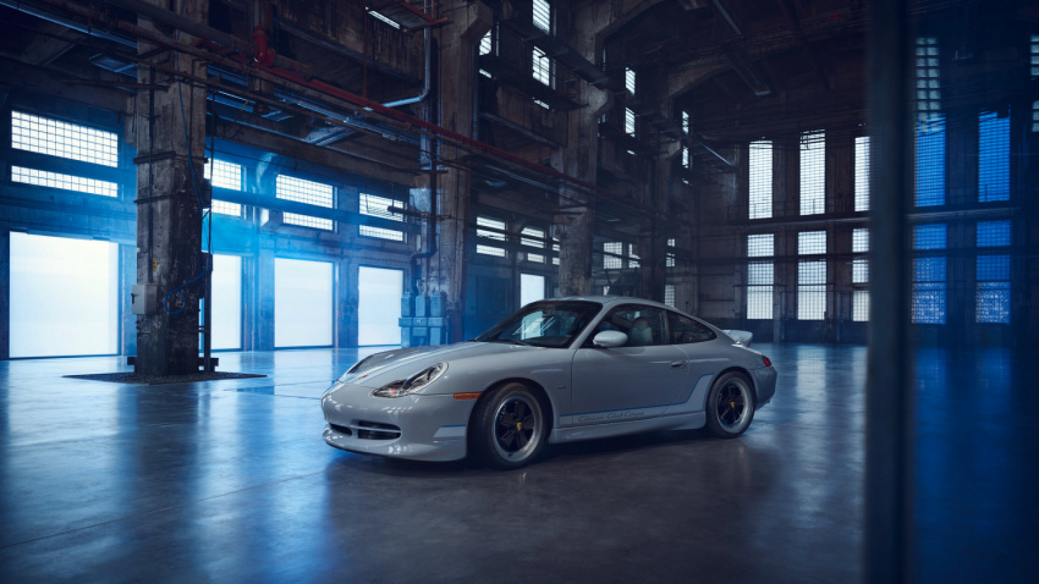 autos, cars, news, porsche, android, porsche 911, porsche 911 gt3, porsche videos, restomod, video, android, porsche’s one-off gt3-powered 911 classic club coupe is the ultimate 996 factory restomod