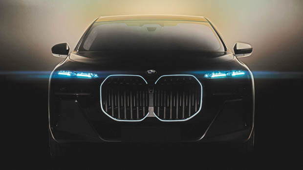 autos, bmw, cars, reviews, bmw i7 2022: 600km range and landscape-oriented grille to feature in electric 7 series