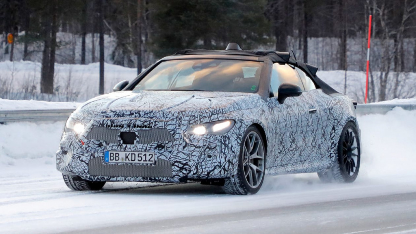 autos, cars, mercedes-benz, mg, convertibles, mercedes, mercedes-amg cle63 cabriolet spied – high performance four-seat cabrio on its way