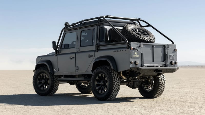 autos, cars, land rover, commerce, corvette, defender, jaguar-land rover, land rover defender, omaze, you have 3 days left to win this corvette-powered land rover defender