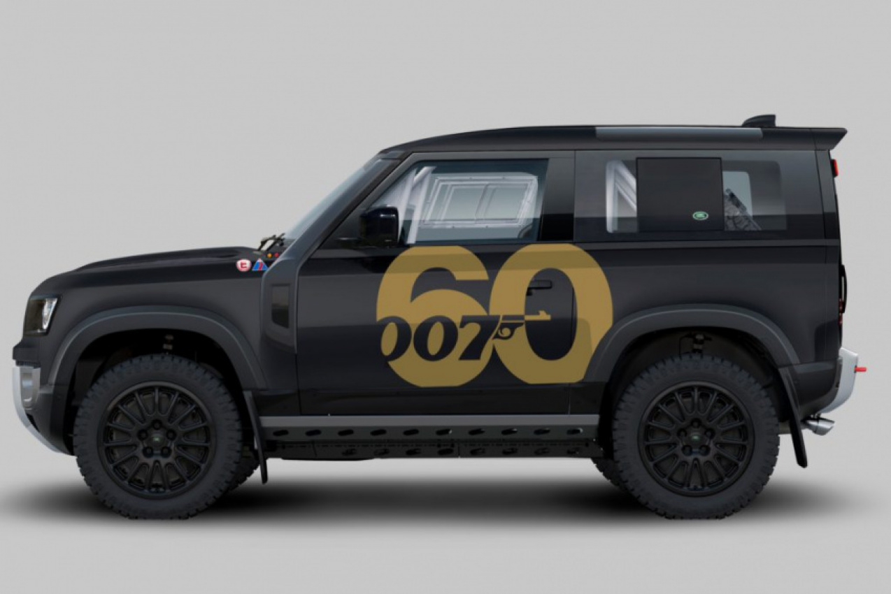 autos, cars, motorsports, bowler, defender, james bond, land rover, land rover defender, off-road, racing, rally, special livery bowler defender bound for north wales rally to celebrate 60 years of bond